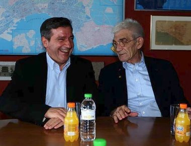 Αμοιβαίες φιλοφρονήσεις στην συνάντηση Γ. Καμίνη-Γ. Μπουτάρη στην Θεσσαλονίκη